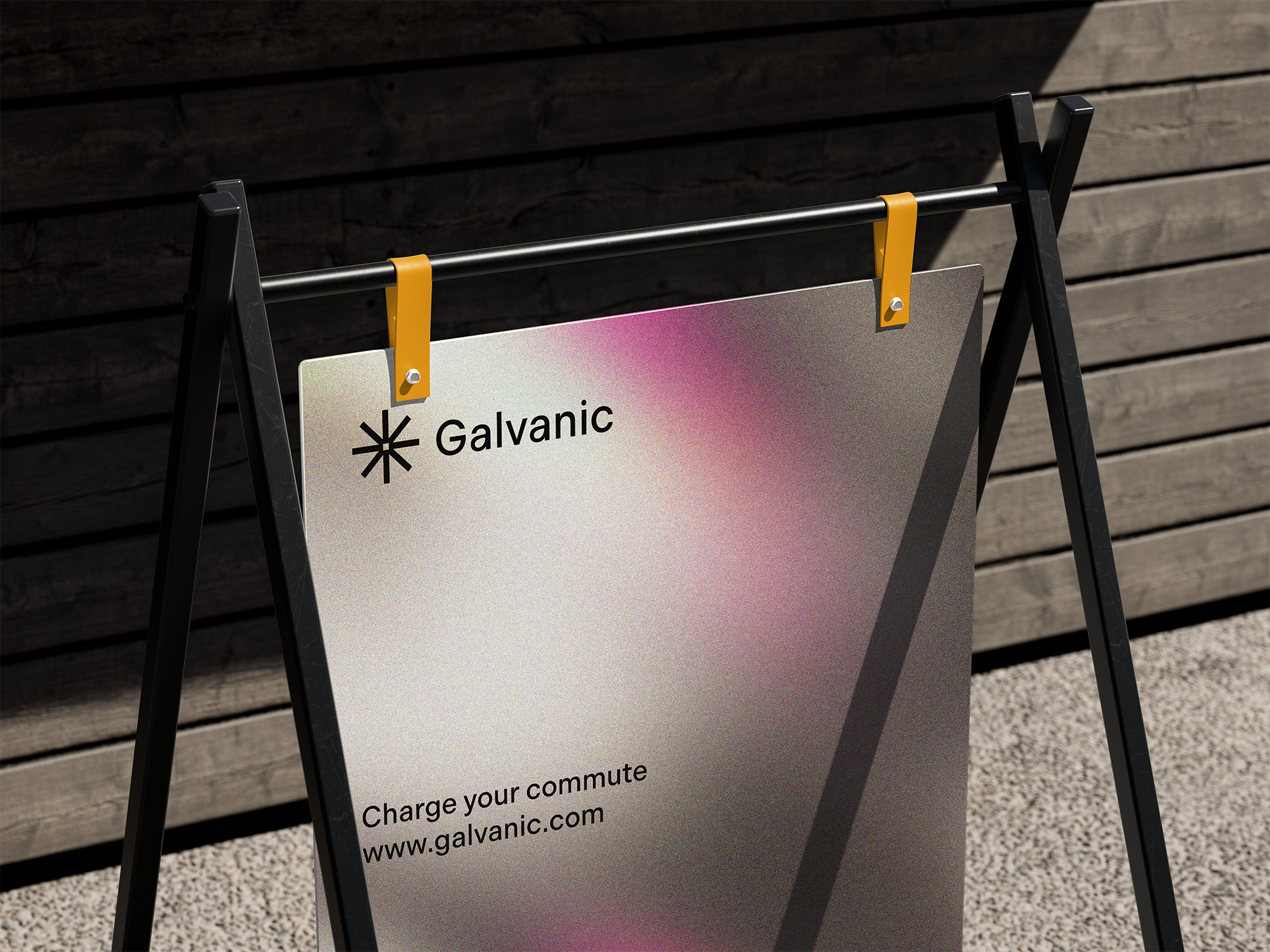 Galvanic Shop Outside Sign