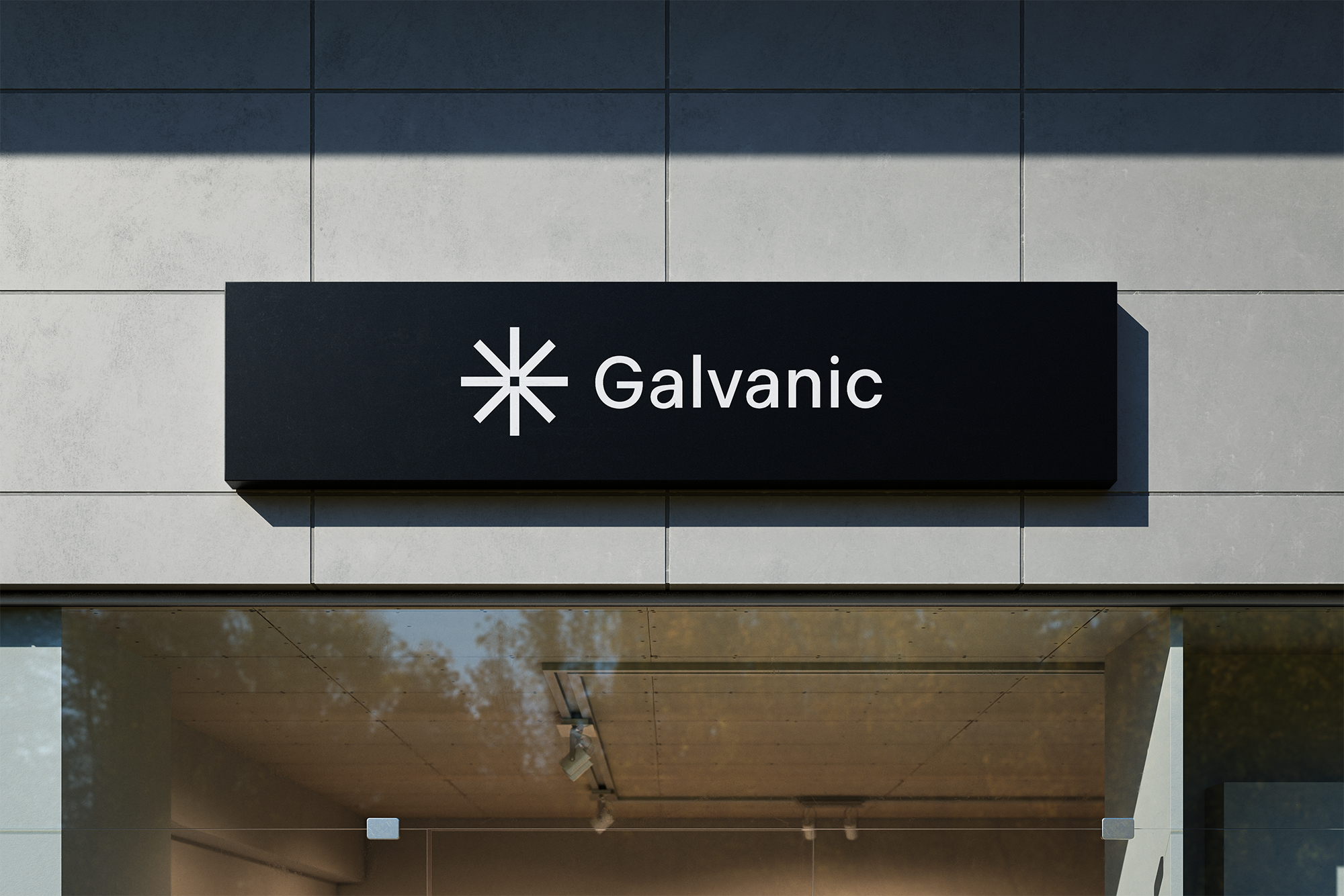 Galvanic Shop Sign